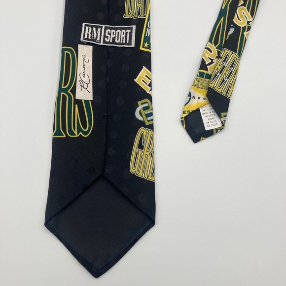 Vintage 1993 Green Bay Packers NFL Silk‎ Tie RM Sport Classic Collection - Picture 2 of 7